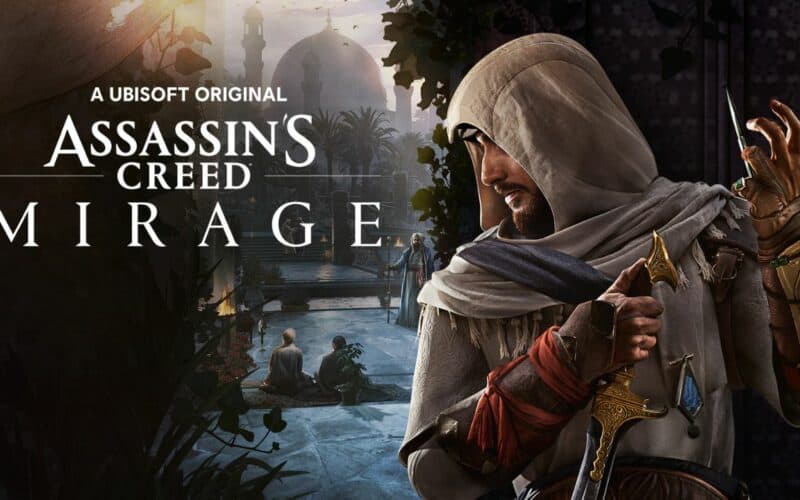 assasin's creed mirage cover image with the game's protagonist Basim.