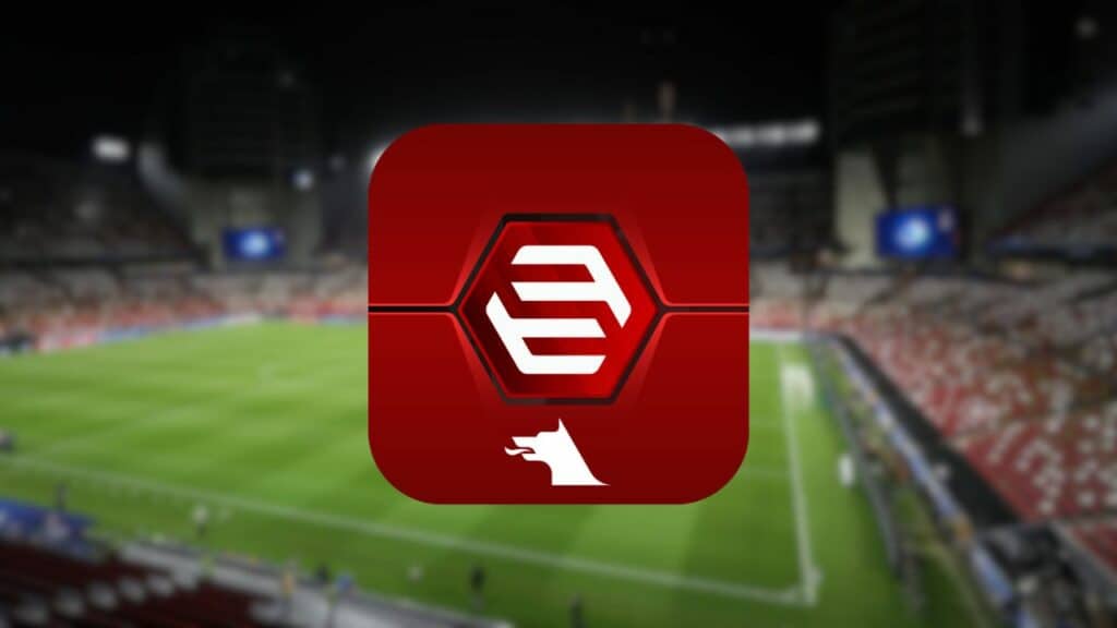 dolu bir stadyum görüntüsü önünde petrol ofisi sosya lig logosu.