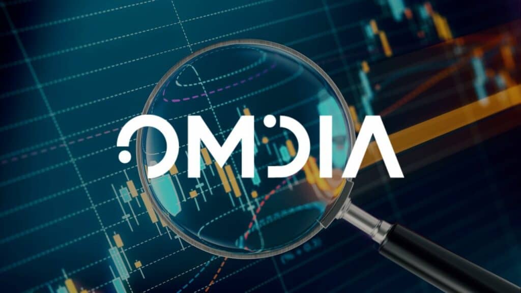 omdia logo over varios graphs.