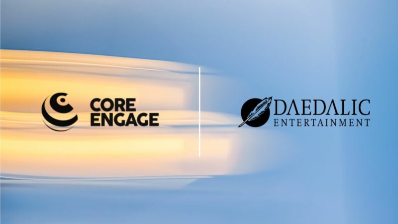 core engage and daedalic entertainment logos.