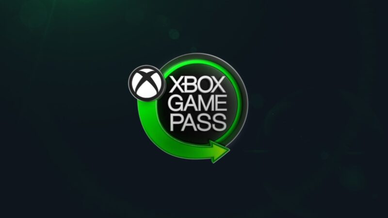 Siyah zemin üzerinde Xbox Game Pass logosu