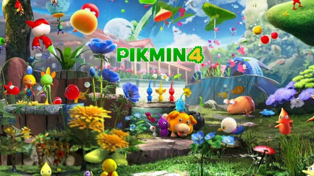 pikmin 4 title image.