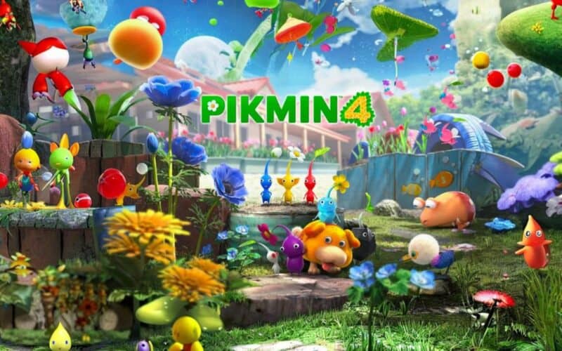 pikmin 4 title image.