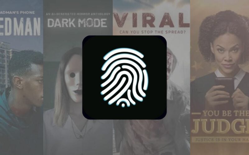 scriptic studios logo over poster images of the same company.