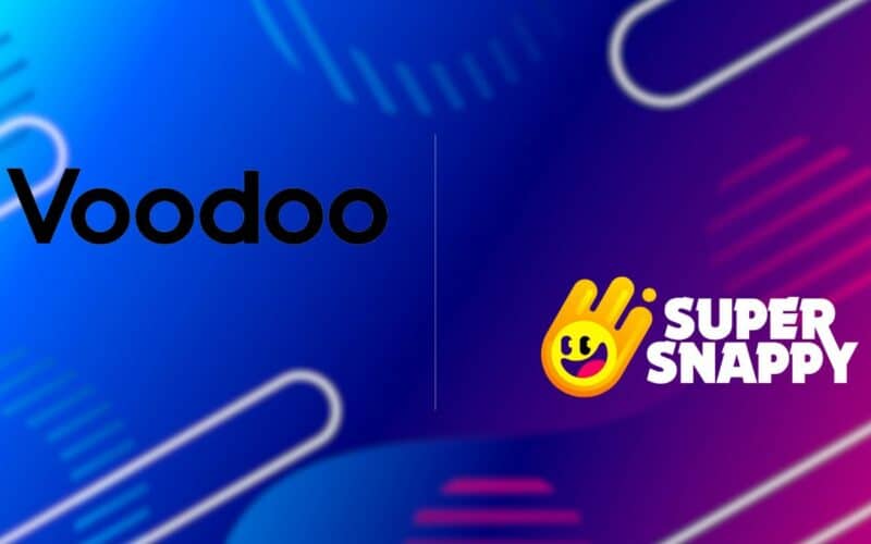 super snappy and voodoo logos.