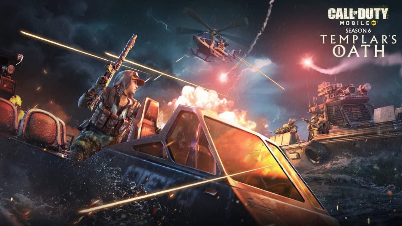 call of duty mobile sixth season templar's oath banner image.