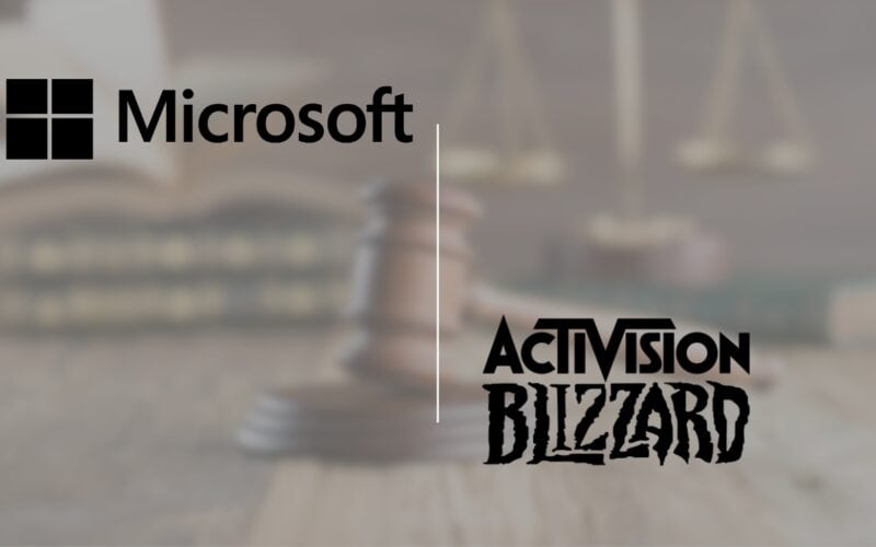 microsoft and activision blizzard logos.