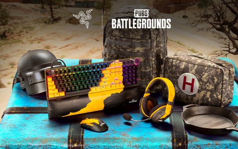 Razer x PUBG gaming peripherals