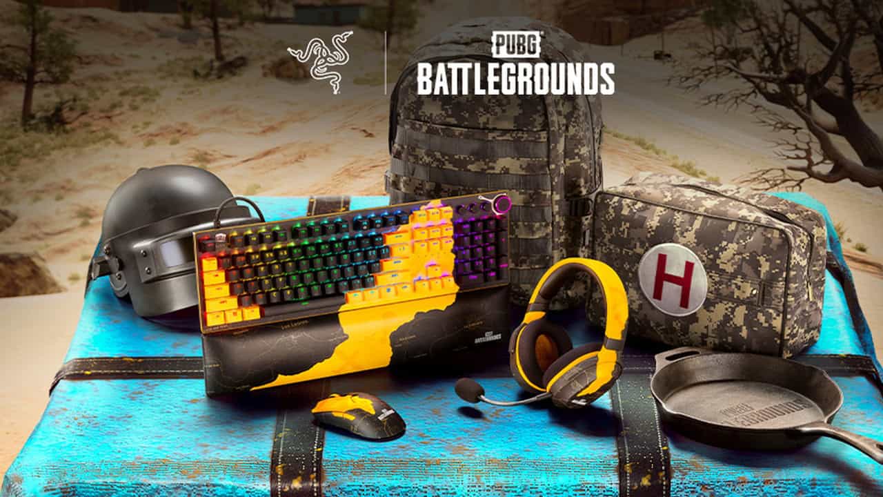Razer x PUBG gaming peripherals