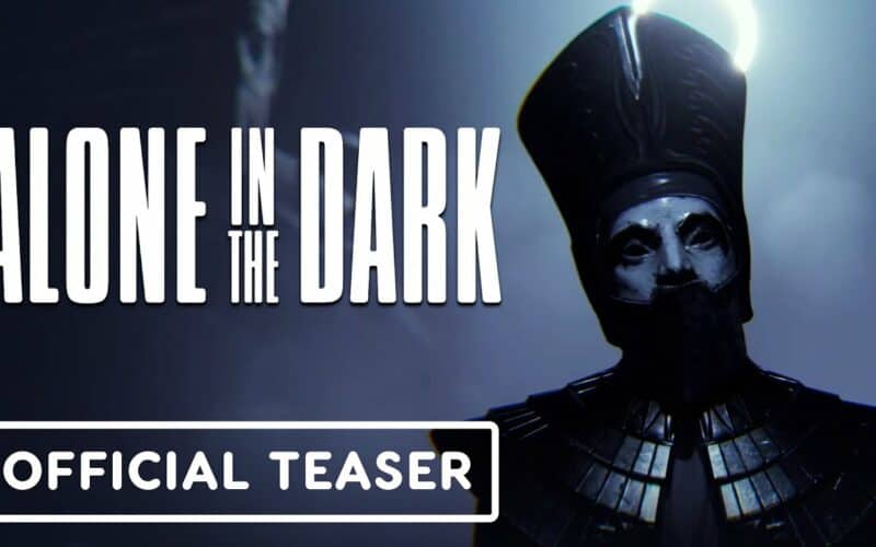 Thumbnail of the Alone in the Dark teaser, featuring a dark man