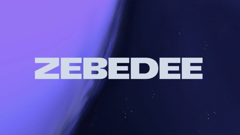 cover image for the article "Six new play-to-earn mobile games join the Zebedee App" which features zebedee logo in space.