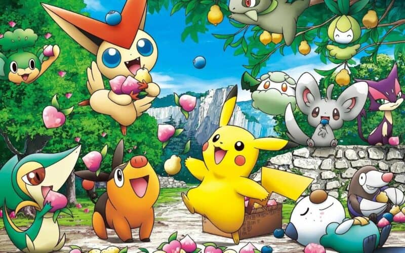 a group of pokemon characters