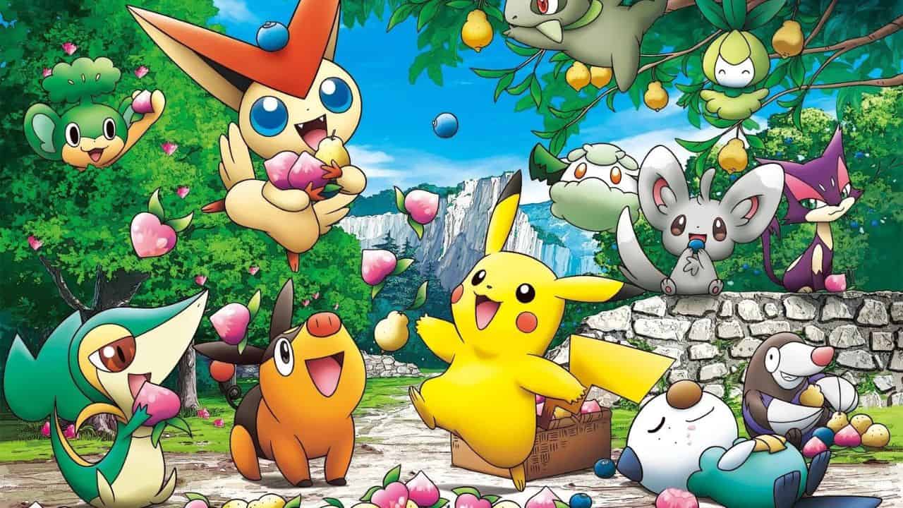 a group of pokemon characters