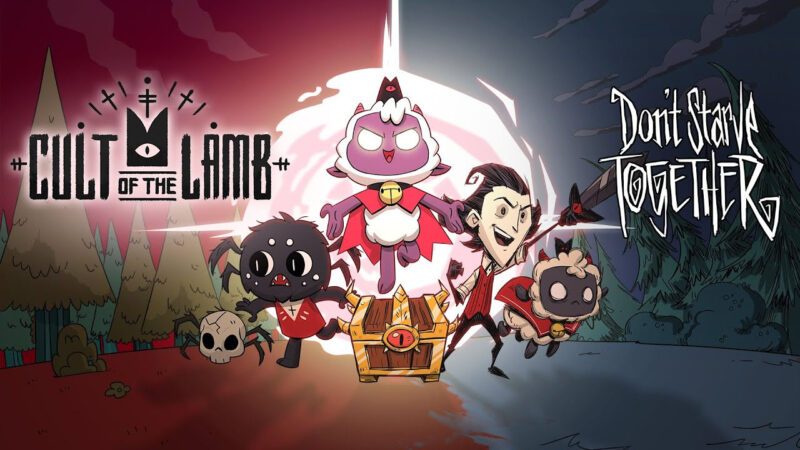 image from cult of the lamb dont starve together crossover