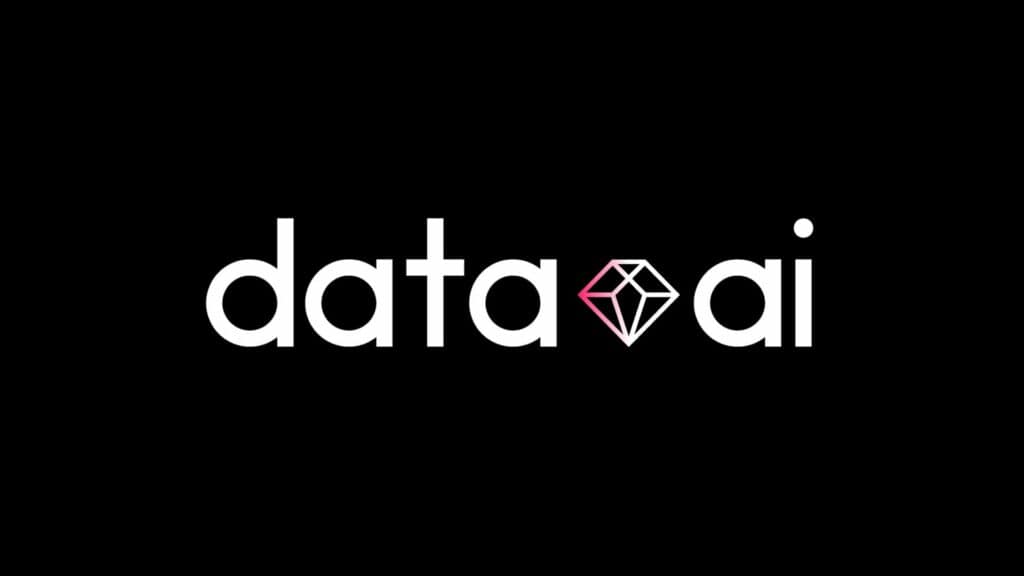 data ai logo on a black background