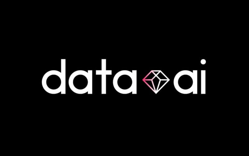 data ai logo on a black background