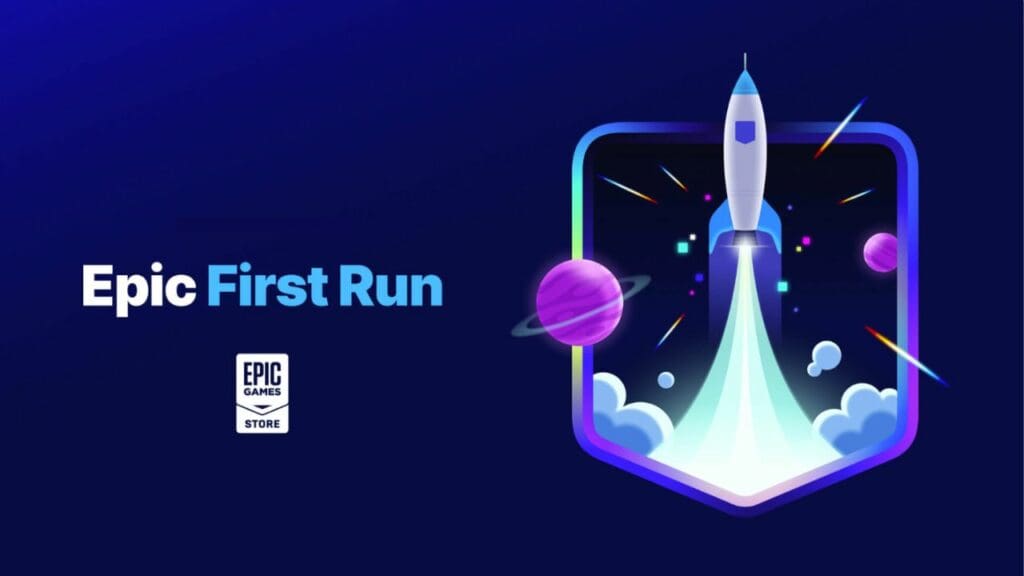 epic games, epic first run program banner image.