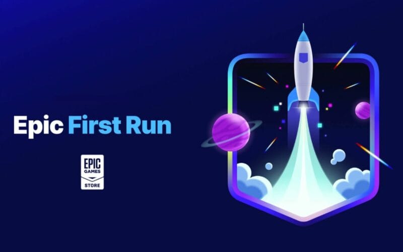 epic games, epic first run program banner image.