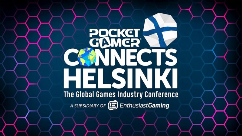 Pocket Gamer Helsinki 2023 Key Art
