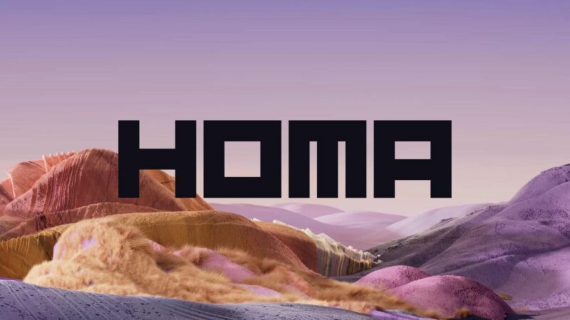 cover image for the article: "Homa appoints Henry Lowenfels as President and Chief Business Officer," with Homa logo over a desertish-looking scenic view.