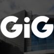 Header image for the article, Jonas Warrer named acting Group CEO of GiG, featuring GIG headquarters and its logo over it.