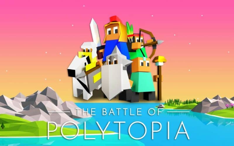 header image for the article, The Battle of Polytopia surpasses 20 million mobile downloads, which feature the game's title image.