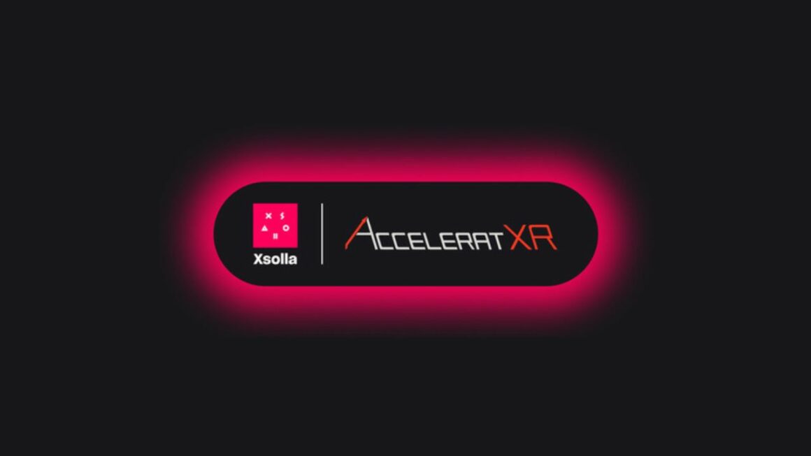 xsolla and AcceleratXR logos over dark background.