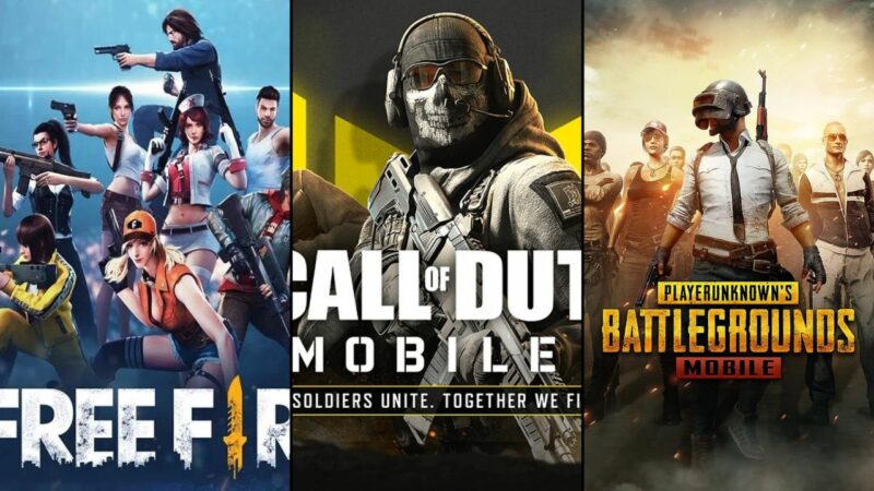 the cover image for the article, "A deep look into the mobile shooter market," featuring three top mobile shooter games.