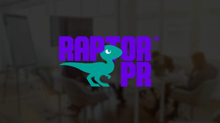 raptor pr logo over a dark background as the cover image for Raptor PR Appoints Clare Wimalasundera as Associate Director