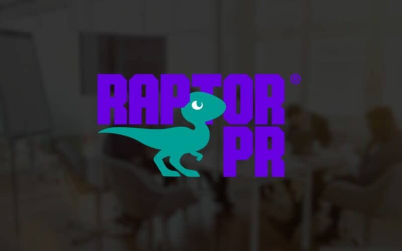 raptor pr logo over a dark background as the cover image for Raptor PR Appoints Clare Wimalasundera as Associate Director