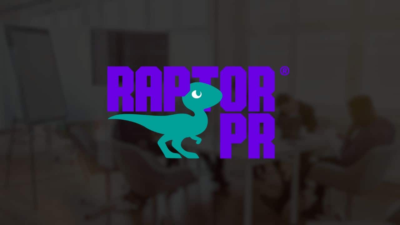 raptor pr logo over a dark background as the cover image for Raptor PR Appoints Clare Wimalasundera as Associate Director