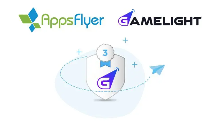Gamelight and AppsFlyer logos