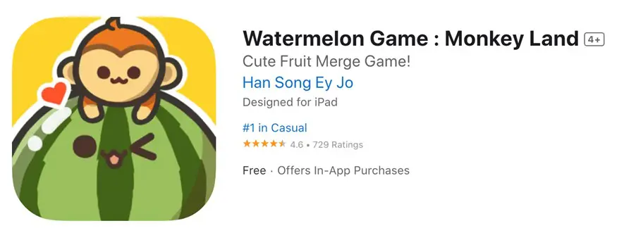 Watermelon Game : Monkey Land by Han Song Ey Jo