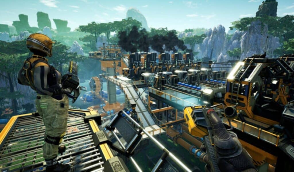 satisfactory video game in-game image.