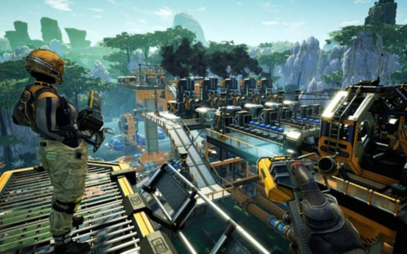 satisfactory video game in-game image.