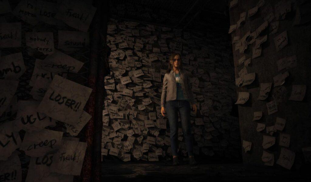 silent hill 2 short message in-game image.