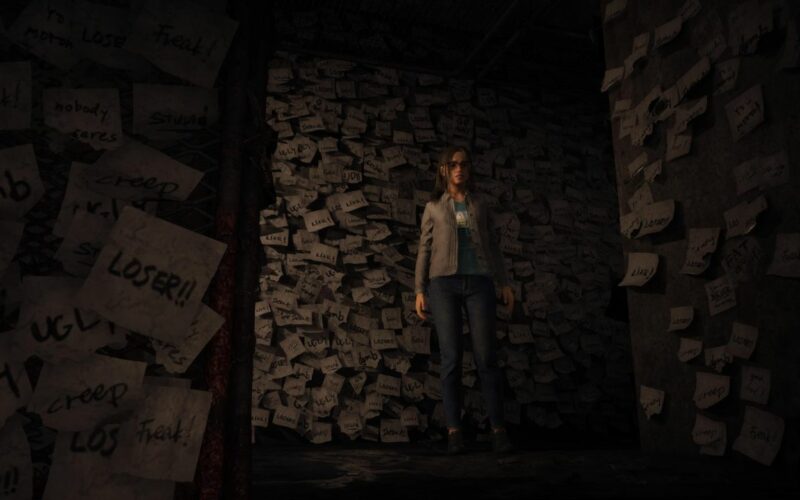 silent hill 2 short message in-game image.