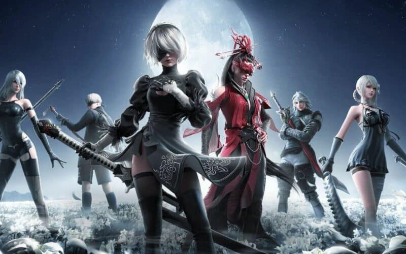 nier automata title image.