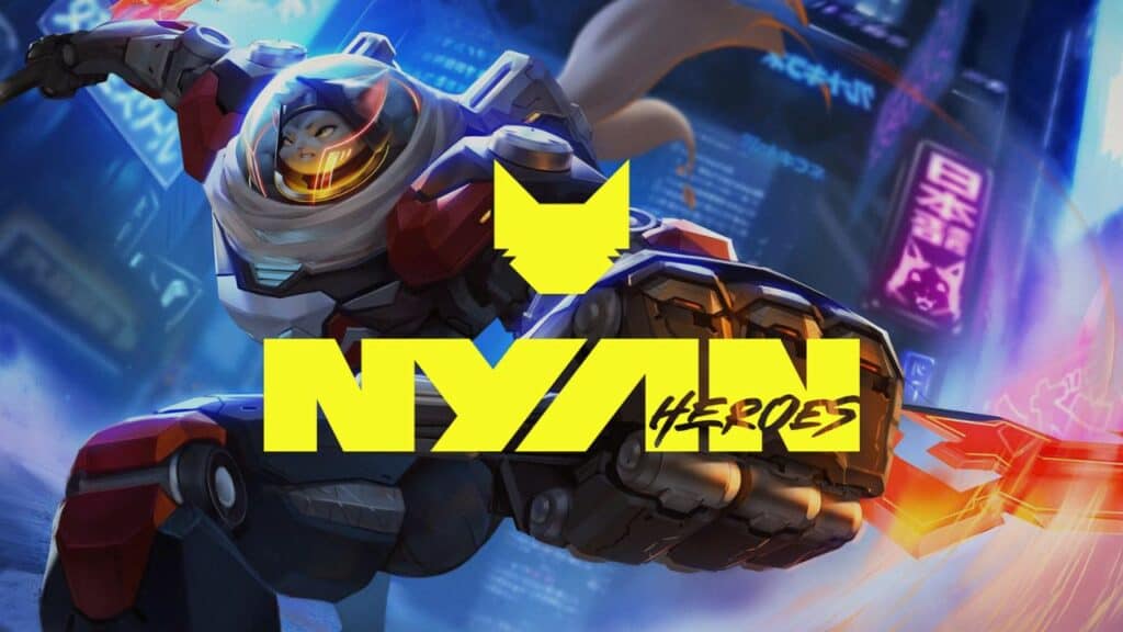 nyan heroes title image