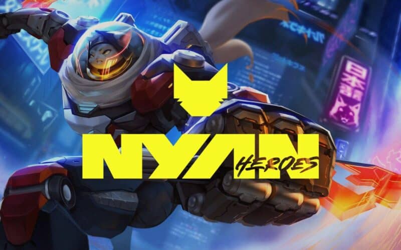 nyan heroes title image