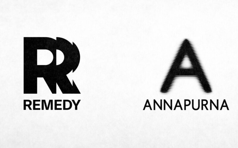 Remedy studios logo on the left, Annapurna logo on the right