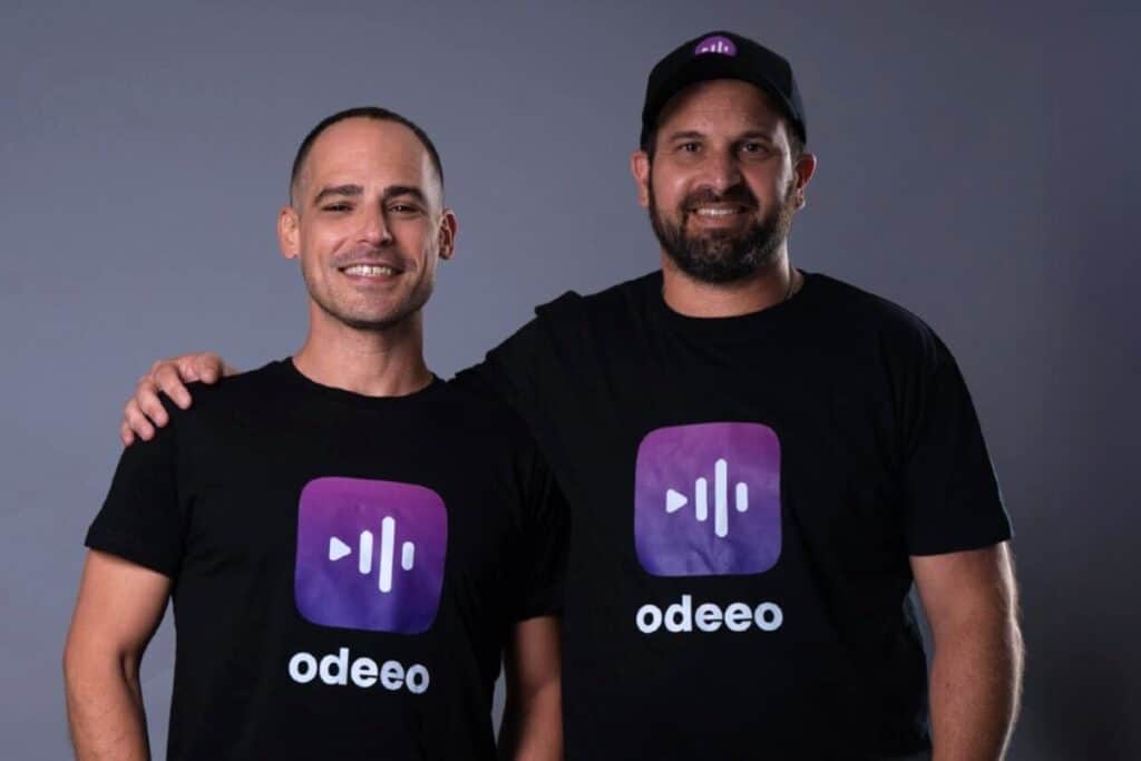 odeeo co-founders, amit monheit and elad stern
