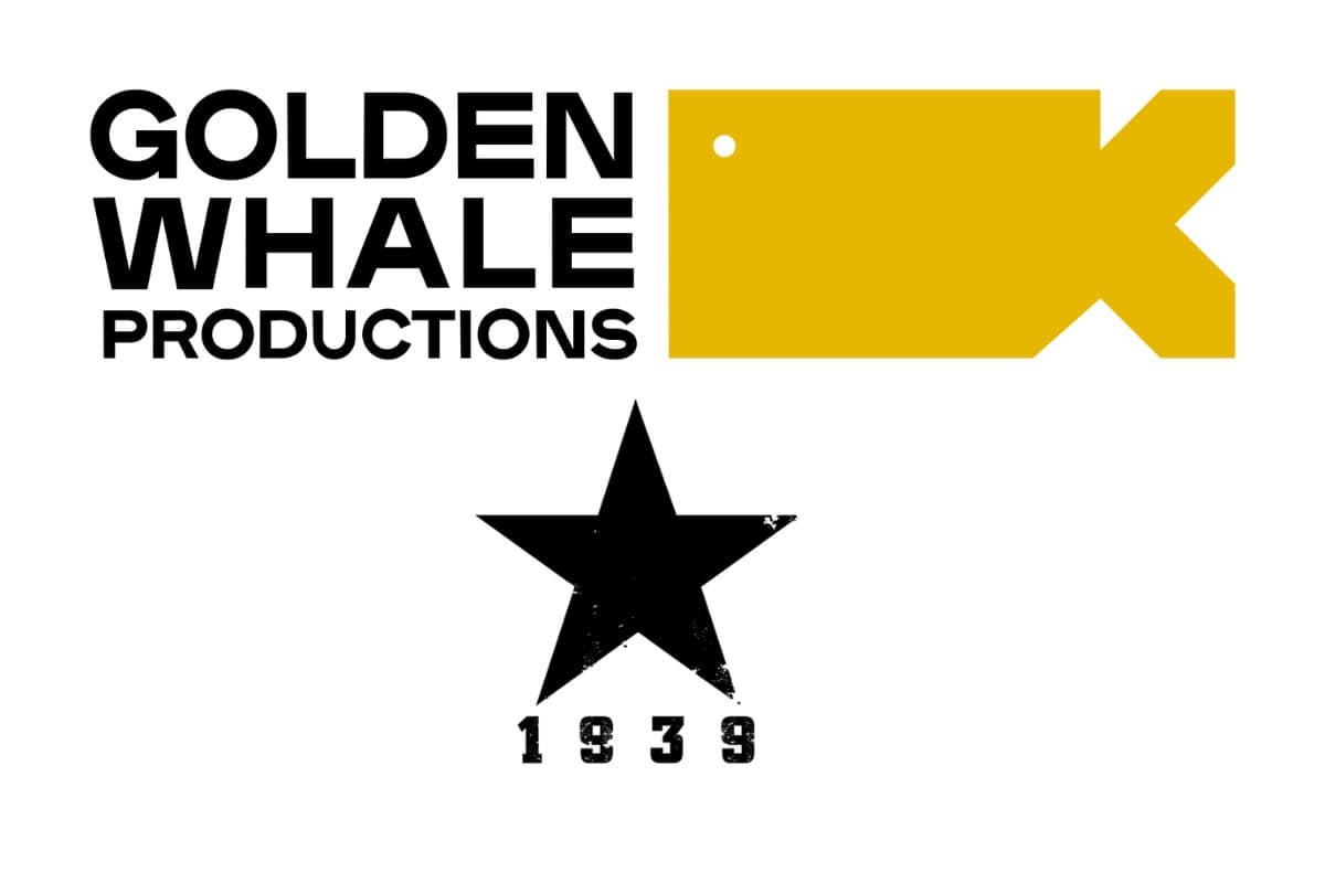 golden whale productions logo on the top, 1939 company logo on the bottom