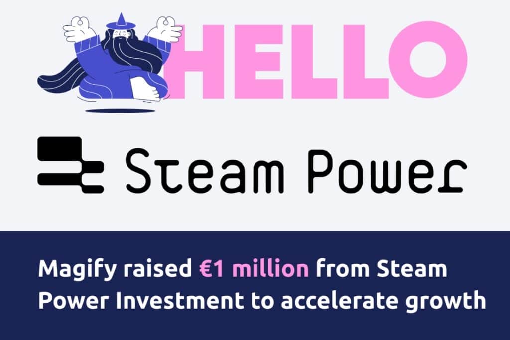 magify and Steam Power Investments logo