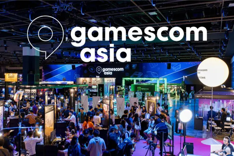 gamescom asia 2024 logo and photo from the previous year's event