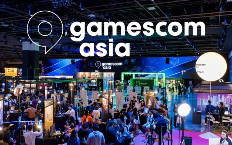 gamescom asia 2024 logo and photo from the previous year's event
