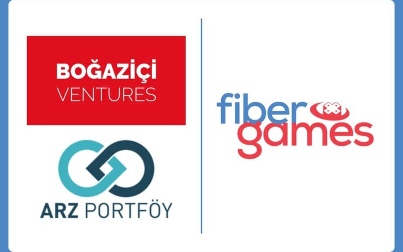 fiber games logosu solda, boğaziçi ventures ve arz portföy logoları solda