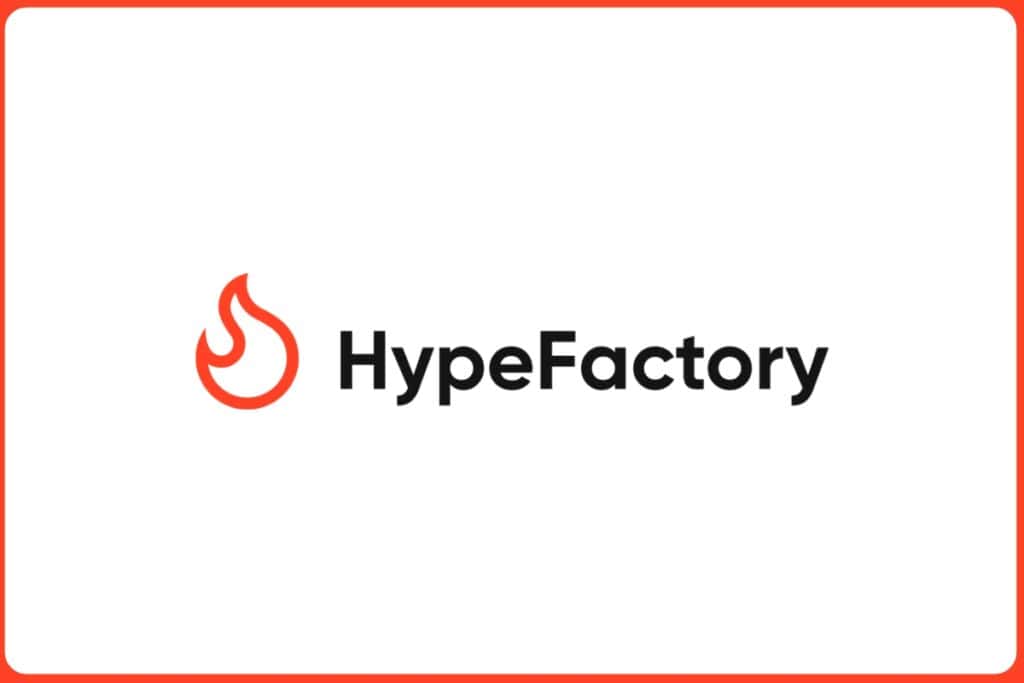 HypeFactory logo on a white background