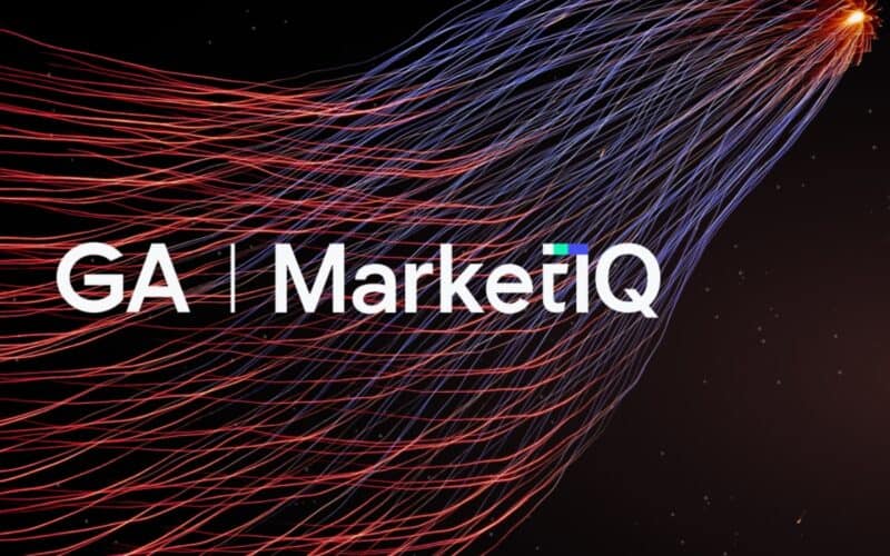 GA - MarketIQ white logo on a space like background
