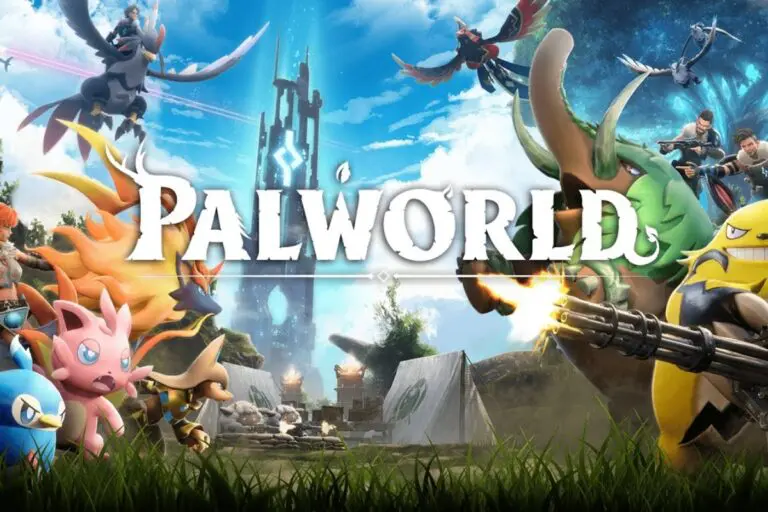 palworld game cover art